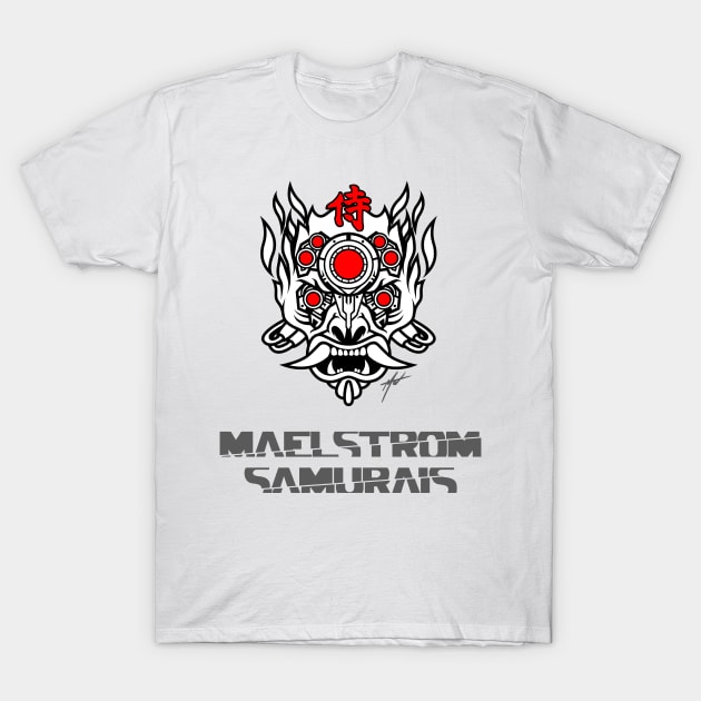 Maelstrom Samurais T-Shirt by LArts